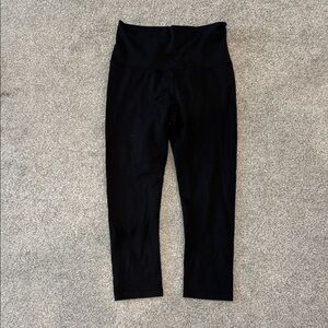 Calia Black Cropped Leggings